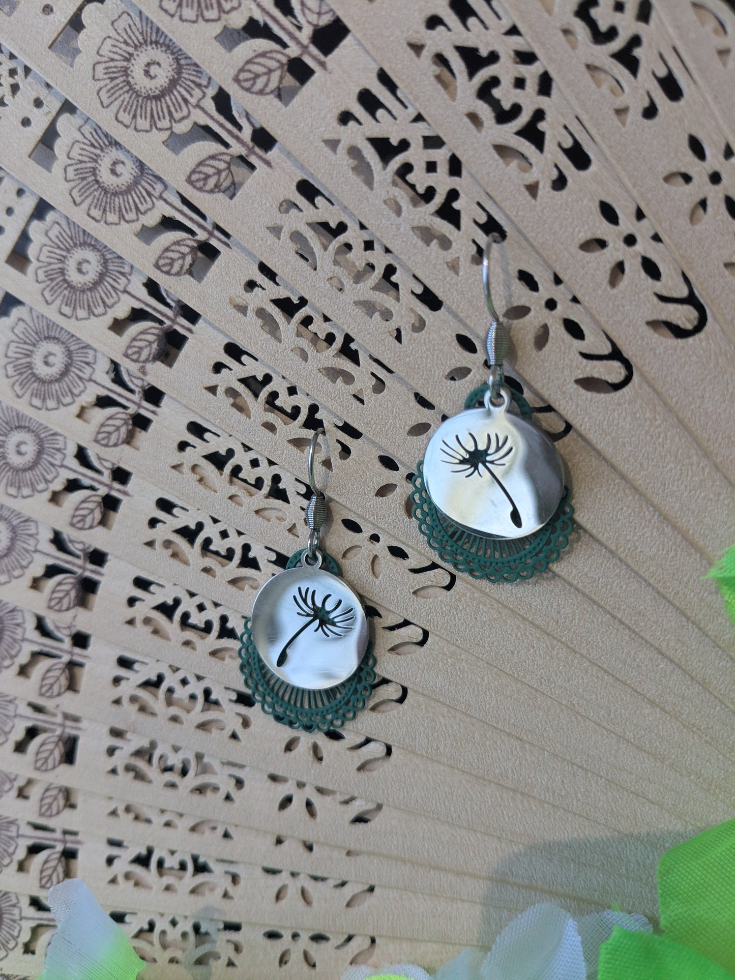 Earring with pentant