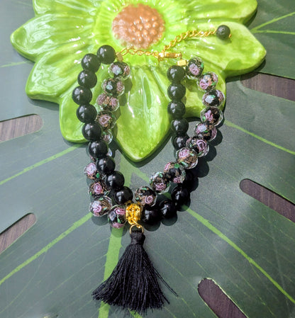 2 Layered beaded bracelet