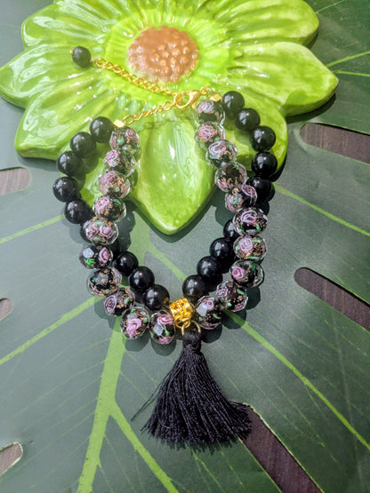 2 Layered beaded bracelet