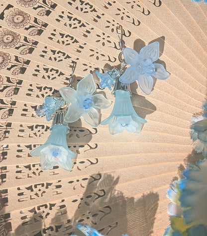 8 colors - Flower Earrings