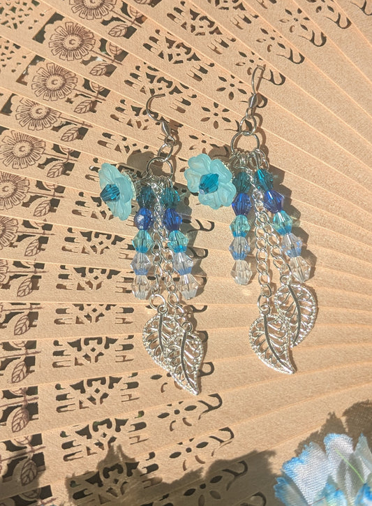 Flower earrings