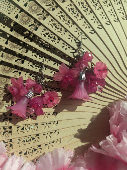 8 colors - Flower Earrings