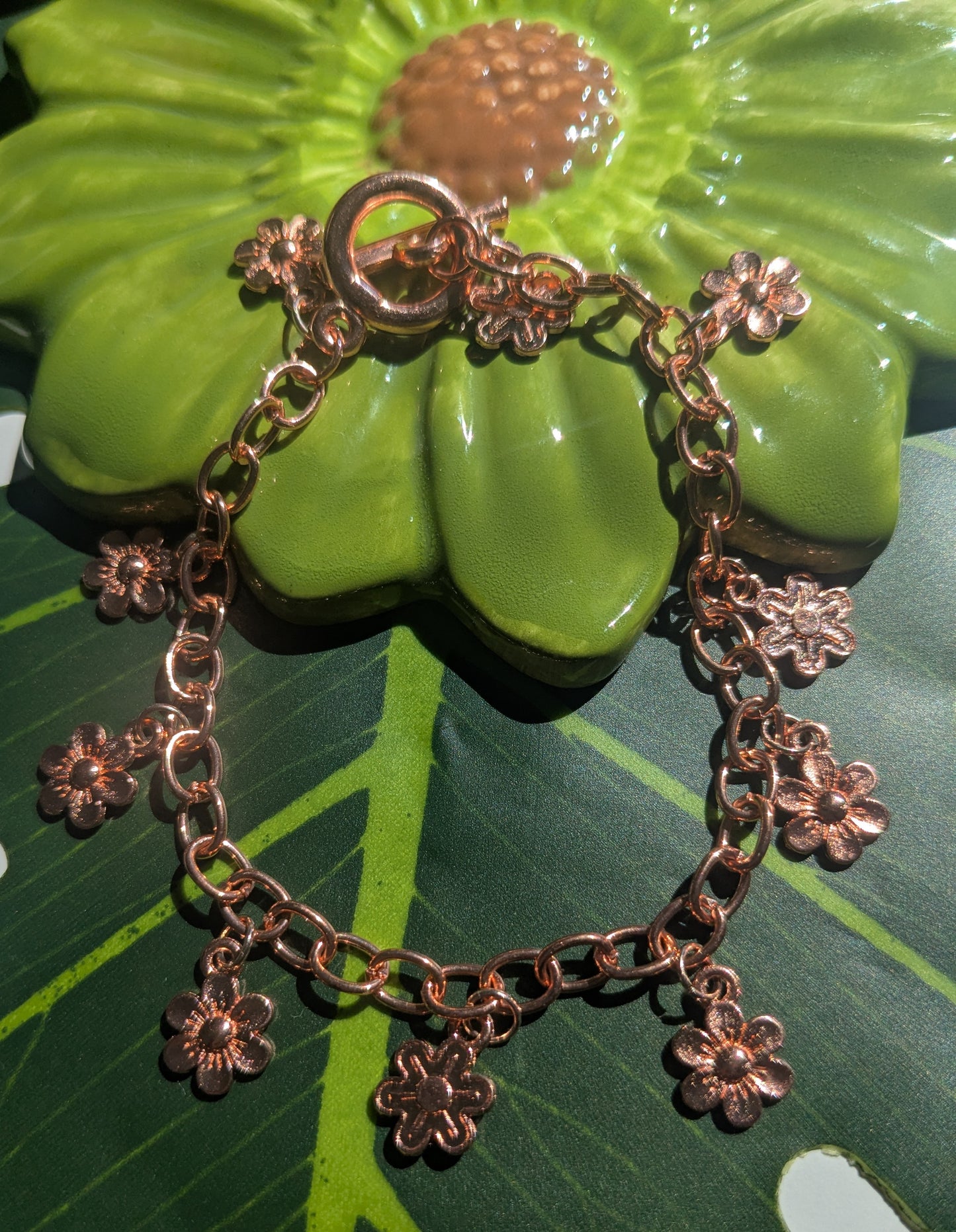 Chain bracelet with charms