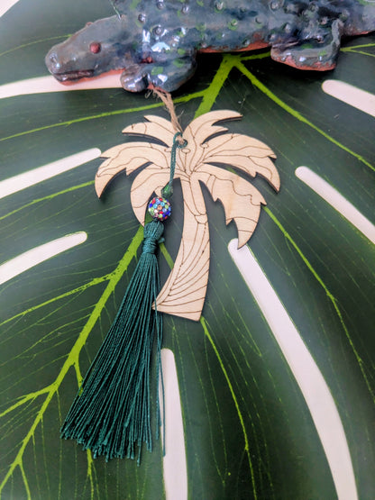 19 colors - Wooden air freshener with tassel and beads